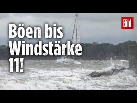 Sturmtief fegt mit bis zu 110 Km/h über die Ostsee
