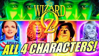 BIG WIN!! WOWZA! ALL 4 CHARACTERS! I’ll GET YOU MY PRETTY WIZARD OF OZ Slot Machine (LIGHT & WONDER)