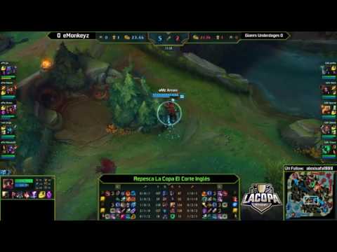 eMonkeyz vs Giants Underdoges - Partida 1 - Fancast Repesca Copa de La Liga El Corte Inglés