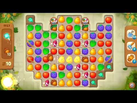 Gardenscapes Area 9 Day 1 Level 1957 - No Boosters Or Hacks