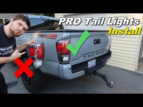 2020 Toyota Tacoma TRD Pro Tail Lights (Install - Super Easy)