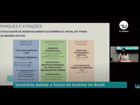 Seminário debate o futuro do turismo no Brasil - 01/10/21