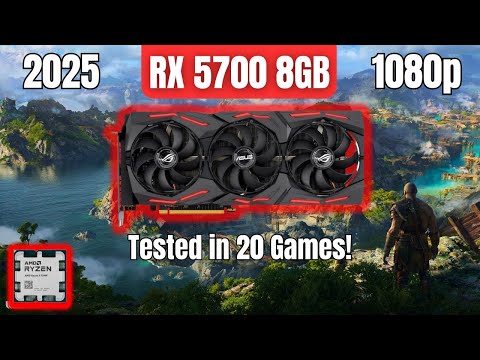 RX 5700 & R5 7500F: 20 Games Tested in 2025! | High Settings | 1080p | FSR On & Off