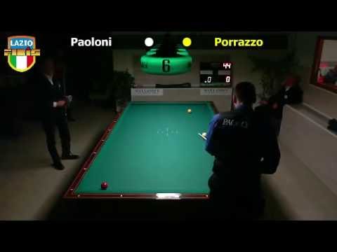 Paoloni vs Porrazzo - Gara Nazionale Open CSB New Club 93 Roma - 12/20 Novembre 2016