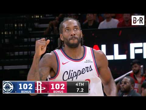Kawhi Leonard for the Win 🔥 Clippers vs. Rockets Wild Ending