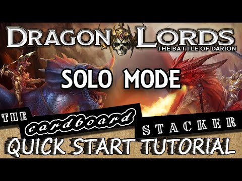 How to Play Dragon Lords Solo Mode (Wolf Lord Games) | Quick Start Tutorial