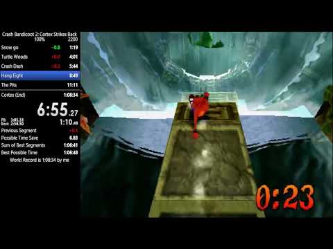 Crash Bandicoot 2 100% in 1:08:25