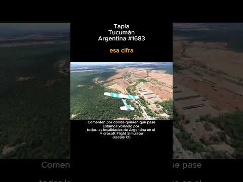 Tapia, Tucumán desde el Microsoft Flight Simulator #tapia #tucuman #argentina #msfs2024