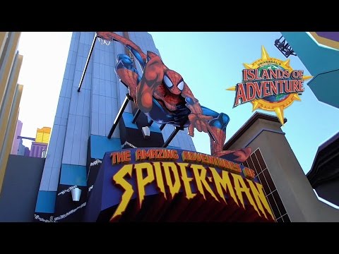 The Amazing Adventures of Spider-Man Ride at Islands of Adventure - On-Ride Video