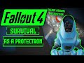 Can I Beat Fallout 4 Survival Difficulty as a Protectron?! | Fallout 4 Survival Challenge!