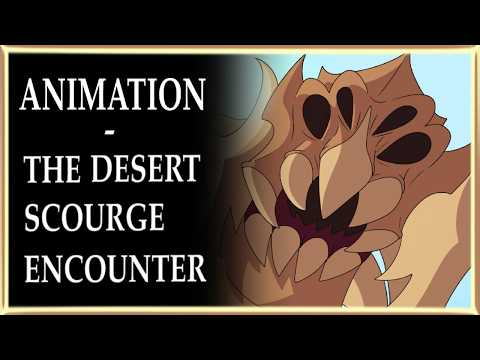 The desert Scourge encounter - Calamity mod Animation