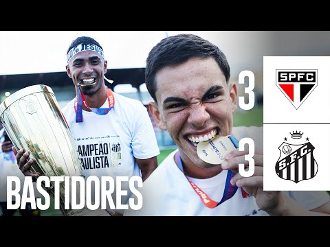 São Paulo State Under-20 Champions | São Paulo 3 x 3 Santos | Behind the Scenes (11/16/2025)