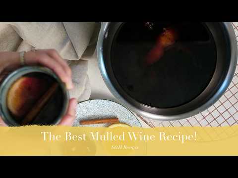 The BEST Mulled Wine Recipe You’ll Ever Make 🍷✨ Cozy Christmas Drink Tutorial #christmasrecipes