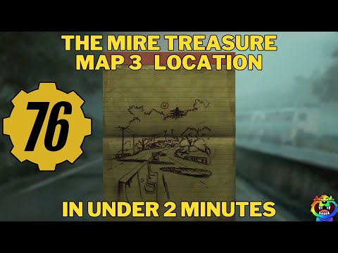How to Find the The Mire treasure map 3 in #fallout76 #fallout76guide