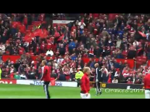 Players Pre Match Warm up Old Trafford Manchester United 2-1 Swansea 12/5/13