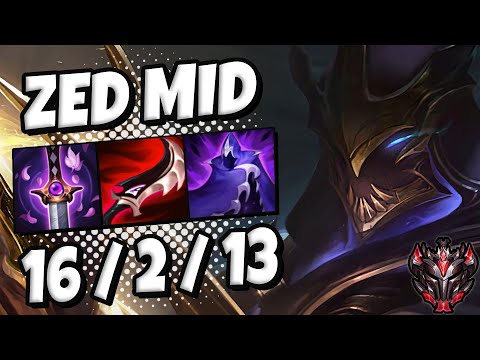 Zed MID vs Galio [ OTP ] Lol Korea Grandmaster Patch 12.2 ✅