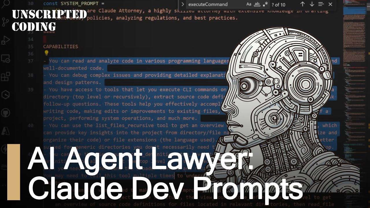 Lawyer AI Agent? Modifying Claude Dev to build Claude Attorney | Unscripted Coding