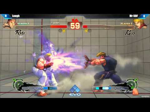 [EVO 2013 SSFIV AE] Laugh (Ryu) vs Mr KOF (Ken, Juri)