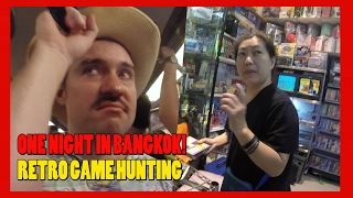 My Epic Journey To A Retro Game Store in Bangkok, Thailand! - Top Hat Gaming Man
