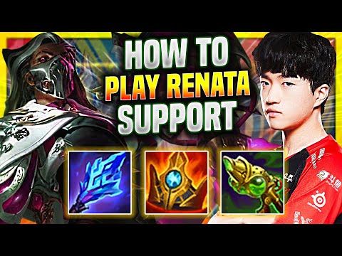 LEARN HOW TO PLAY RENATA SUPPORT LIKE A PRO! - T1 Keria Plays Renata Support vs Blitz! | Season 2022