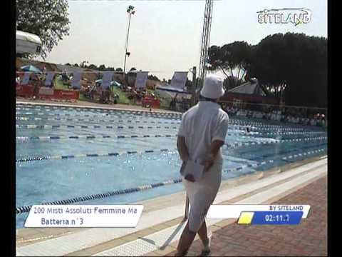 Serie 1 dei 200 Misti  Assoluti Femmine Master - 11 Memorial Andrea Bettiol