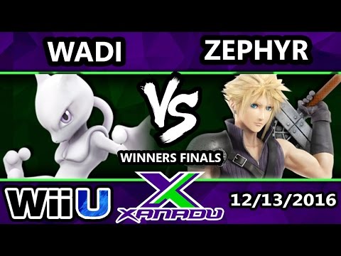 S@X 180 - SS | Wadi (Mewtwo) Vs. Zephyr (Cloud) - SSB4 Winners Finals - Smash for Wii U - Smash 4