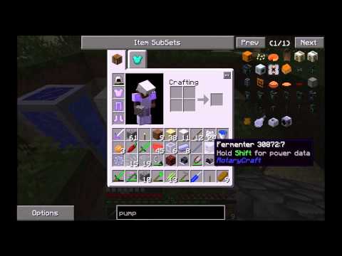 Let's Play Modded Minecraft Monster S01E02 - Automated Farming Rotarycraft Tutorial