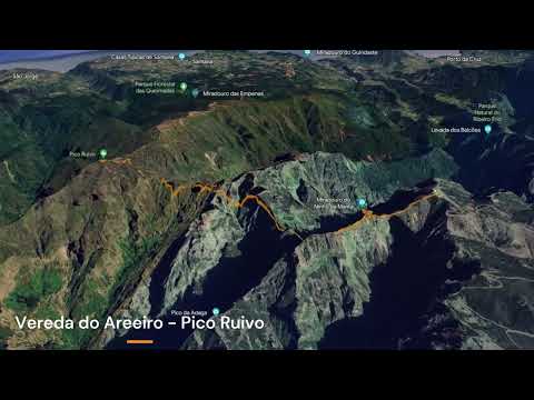 Vereda do Areeiro - Pico Ruivo Trail Map, Walking in Madeira