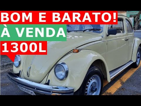 Fusca bom e barato VENDIDO. Fusca 1300L 78 em ótimo estado padrão original