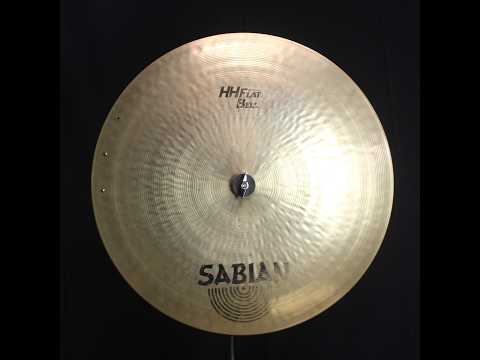 Used Sabian 20" HH Flat Bell Ride w/ 2 Rivets - 2025g (video demo) image 3