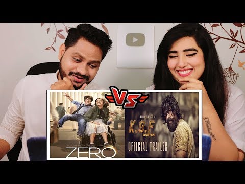 Reaction on KGF & Zero Official Trailer | which Movie Should We See First Day First Show?