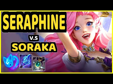 GYEONG (SERAPHINE) vs SORAKA - BOTTOM SUPPORT GAMEPLAY - BR Ranked MASTER