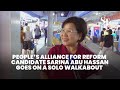People’s Alliance for Reform candidate Sarina Abu Hassan on a solo walkabout | GE2025