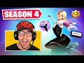 New *SEASON 4* BATTLE PASS in Fortnite! (SPIDER GWEN)