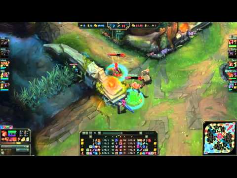 DIG CoreJJ   Miss Fortune ft EDG Road Braum vs Lucian   KOREA LOL Challenger season6| NOV 19,2015