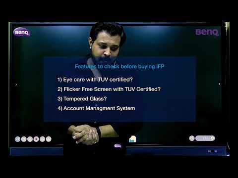 Benq intractive flat panel