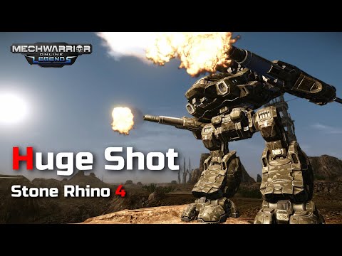 Mechwarrior Online | Stone Rhino 4 - Huge Shot
