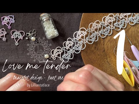 Tatting Tutorial for “Tiny Frozen Water Snowflake ” without bead designed by LillianTatLace