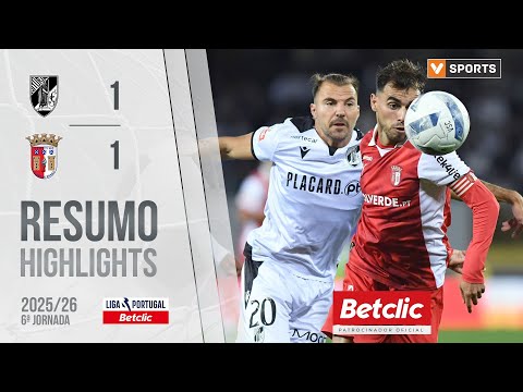 Resumo: Vitória SC 1-1 Braga (Liga 25/26 #6)