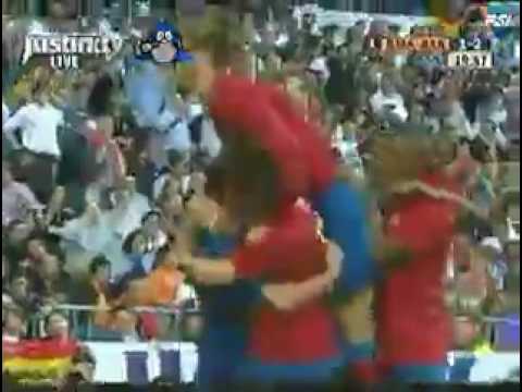 Gol Puyol 1 - 2 Barça