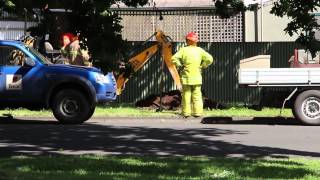 preview picture of video 'Camperdown Gas Leak 21st Nov 2012'