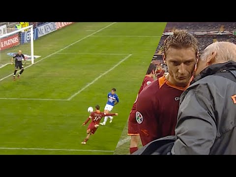 Il giorno in cui Francesco Totti ha fatto la storia