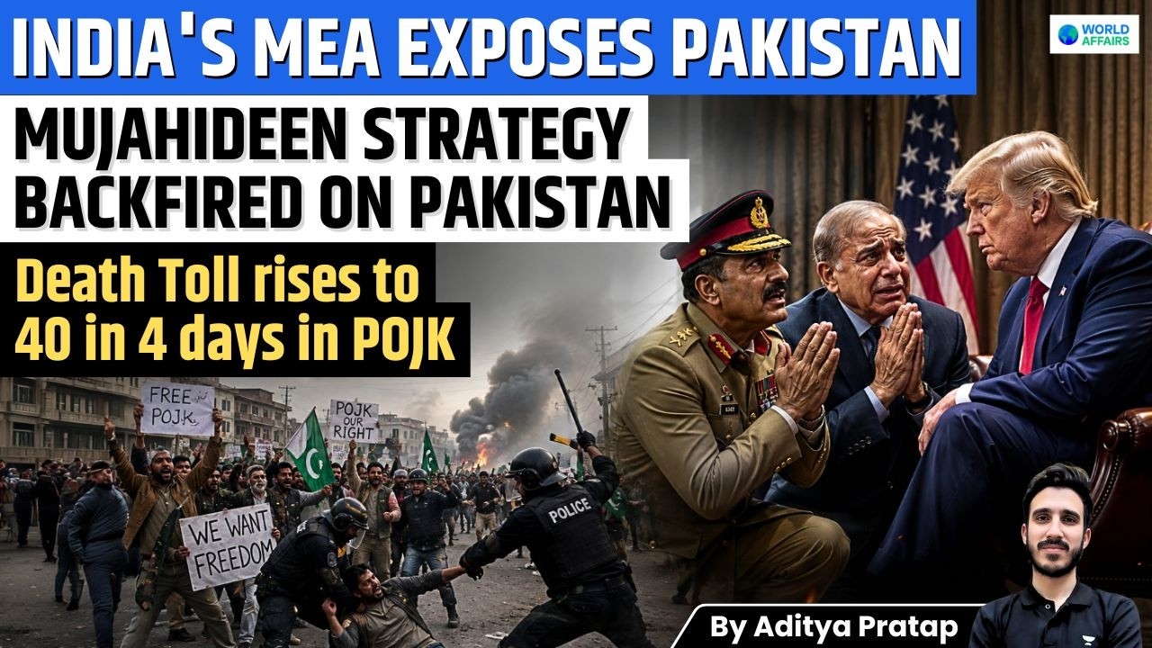 PoK EXPLODES! India Says Pakistan's 'Mujahideen' Strategy Has Backfired | MEA's Big Statement