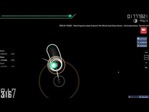 The world god only knows [309 bpm part] 1x miss 616x 6,43* 95,66%