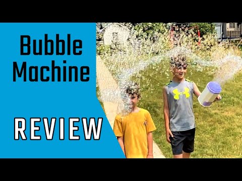 Check out how good this works! Bazooka bubble gun!!