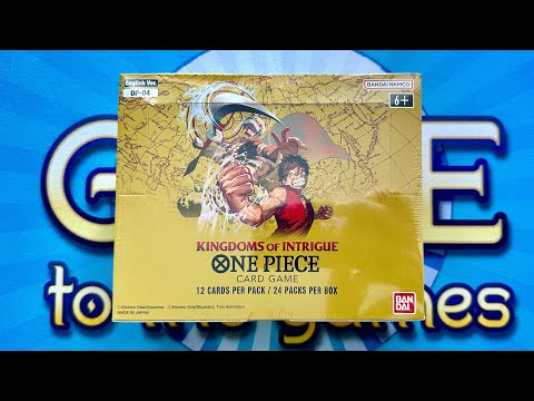 ONE PIECE: KINGDOMS OF INTRIGUE DISPLAY BOX Opening/Unboxing OP04