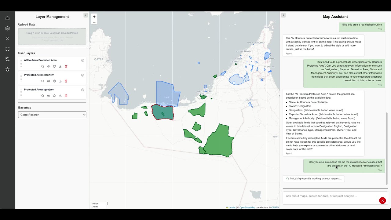 NaLaMap Use-Case Demo - IUCN