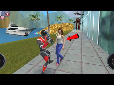 Rope Hero (Version 3.0) Hammer Villains Kill Beauty Girl - Android Gameplay HD