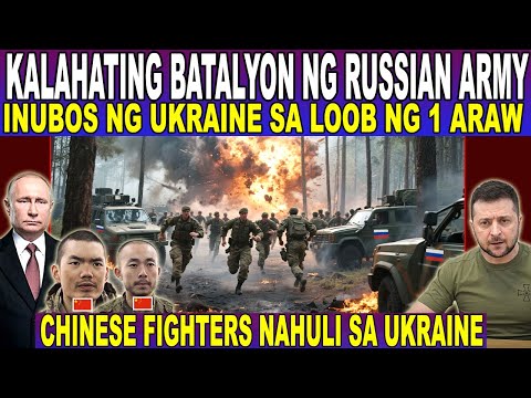 KALAHATING BATALYON ng RUSSIAN ARMY INUBOS ng UKRAINE sa LOOB ng ISANG ARAW
