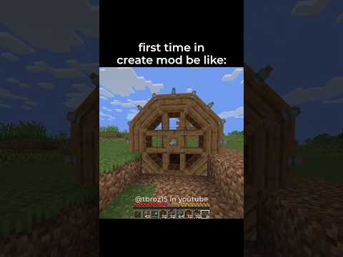 First time in Minecraft Create mod be like: